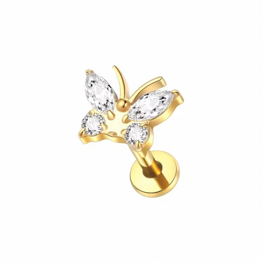 Butterfly helix studs