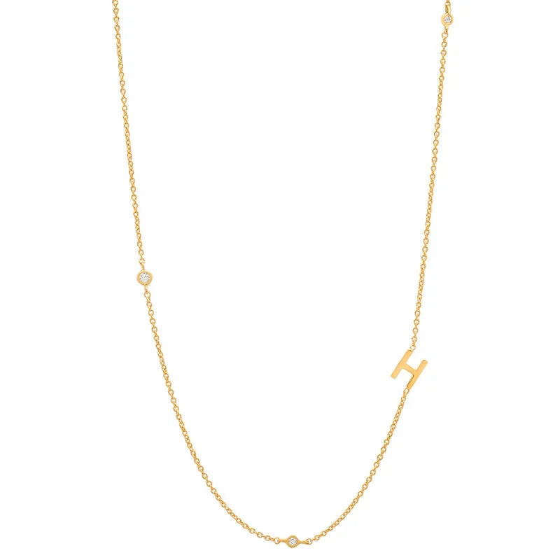 Dainty Initial necklace