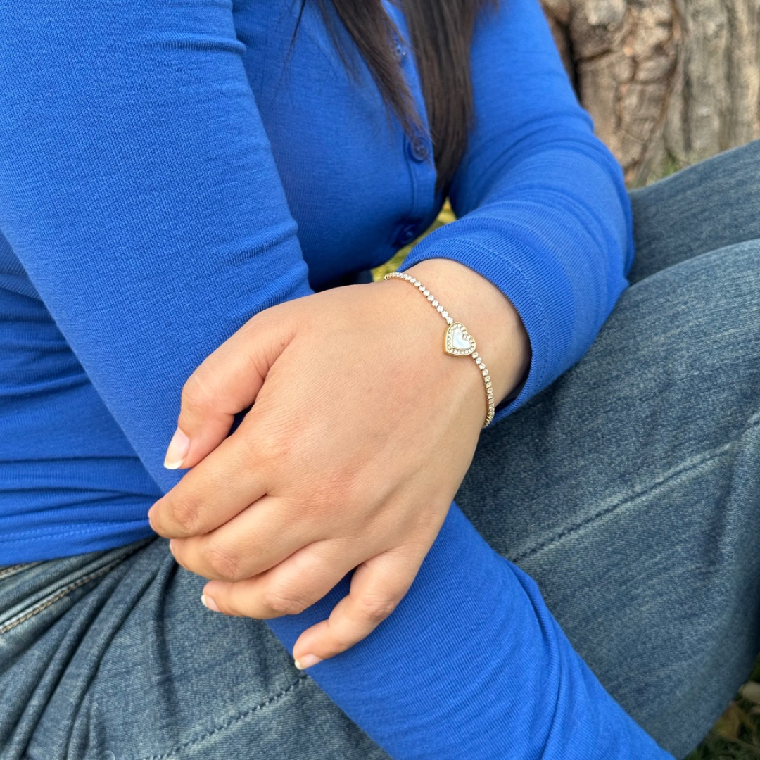 Heart shine bracelet