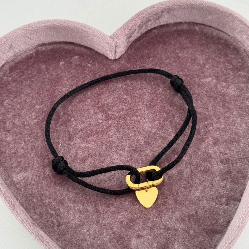 Black Expresso cord engravable bracelet