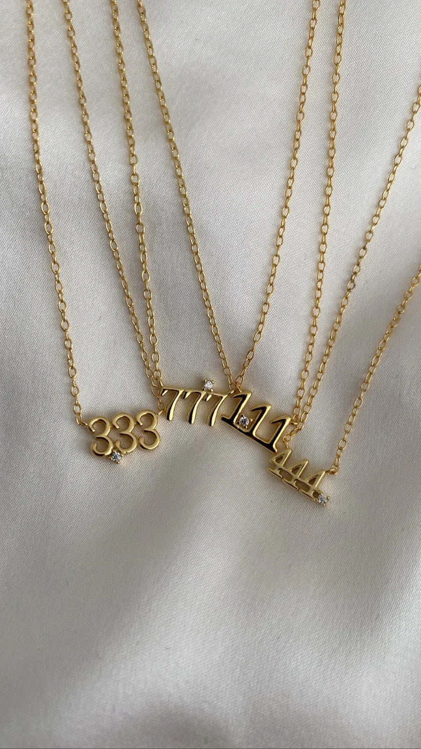 Angel number necklace 2.0