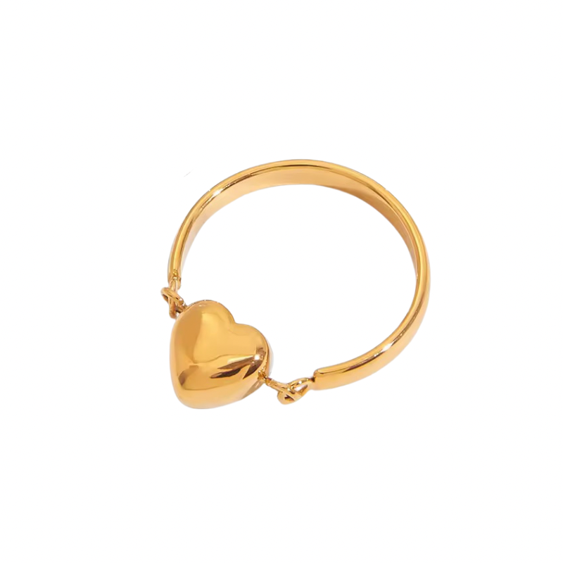 Heart fidget ring