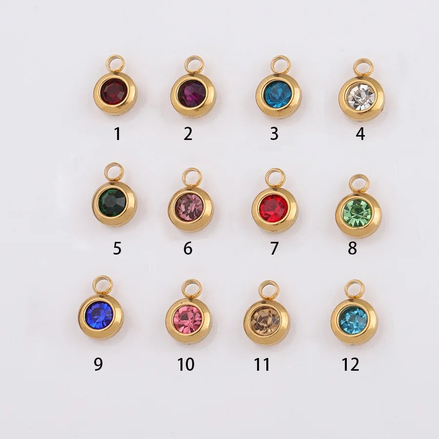 Birthstone charm
