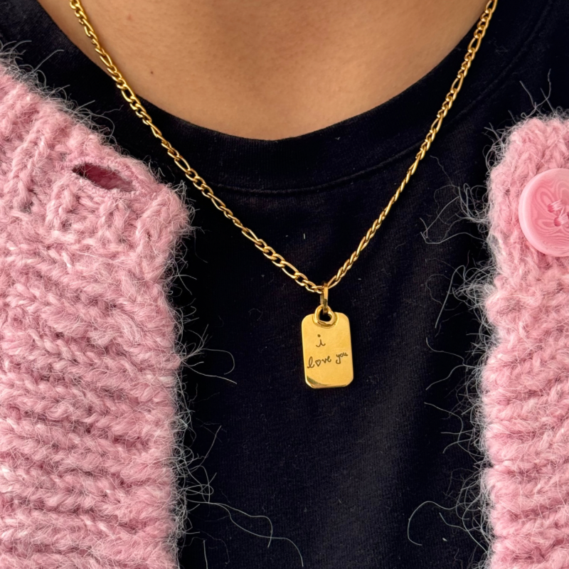 Show your feeling engravable charm