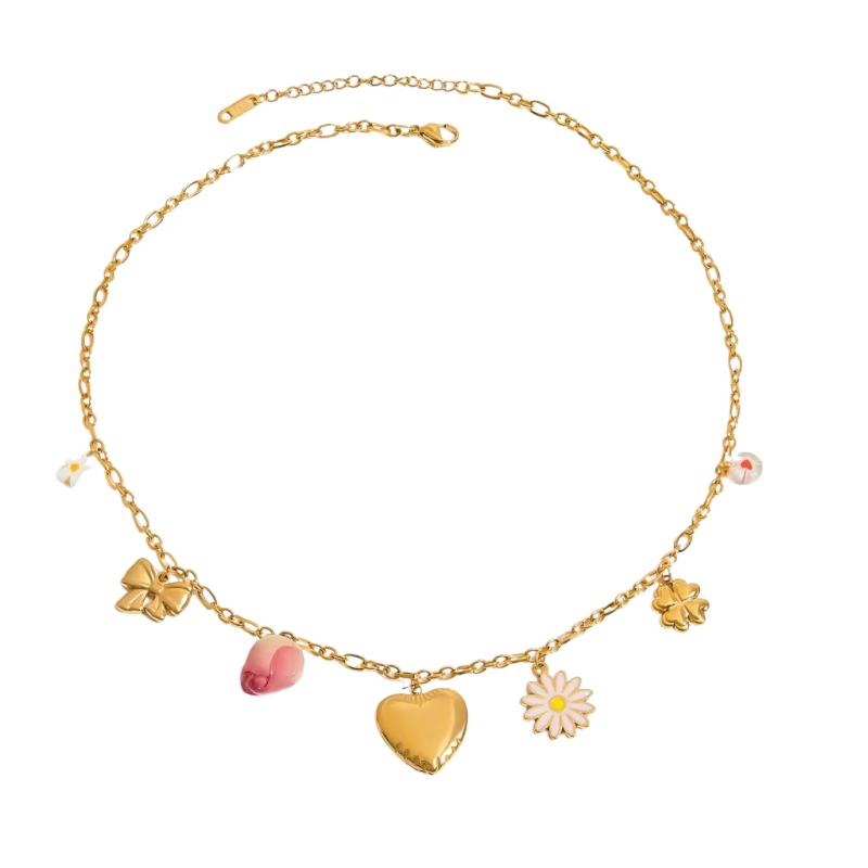 Petal path necklace
