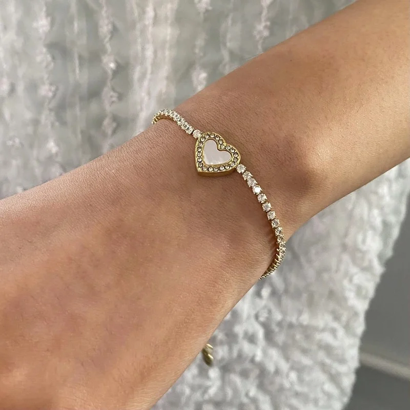 Heart shine bracelet
