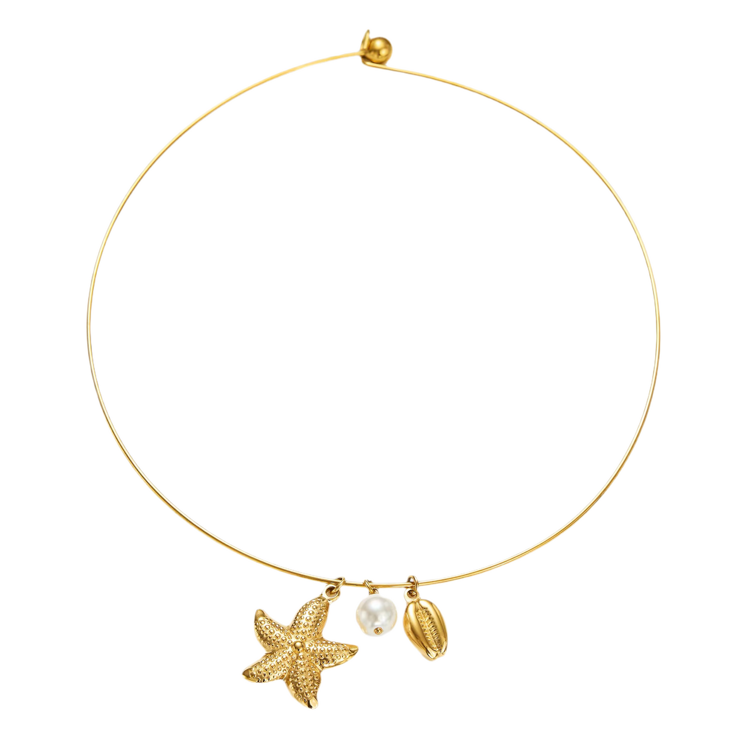 Seashore choker necklace