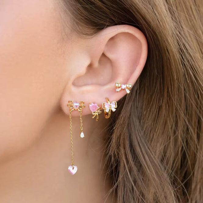 Bow chic ear set