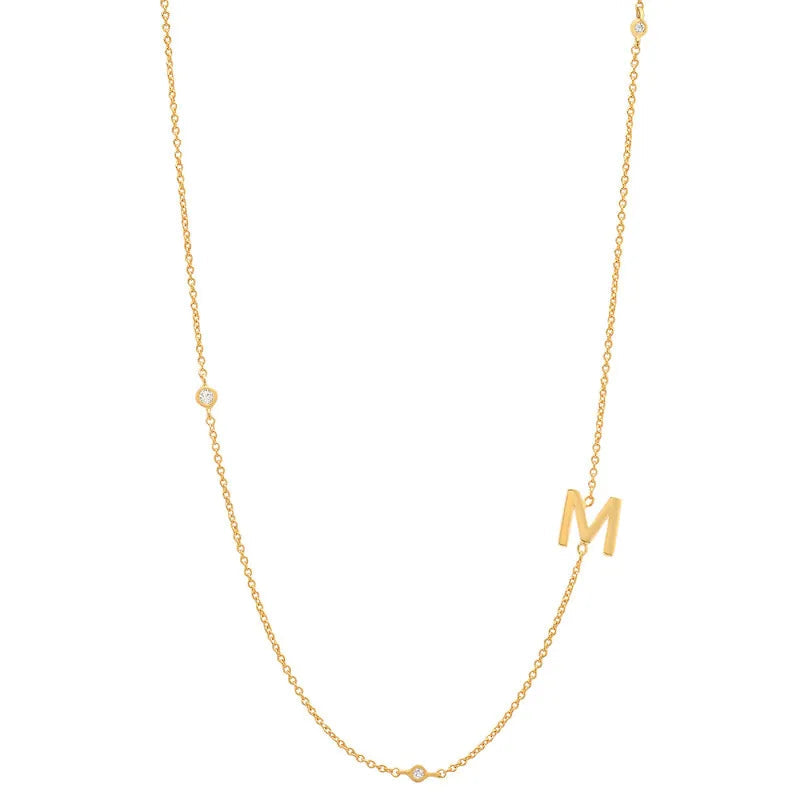 Dainty Initial necklace
