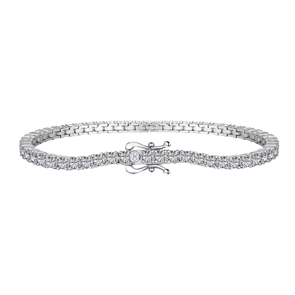 Tennis bracelet (92.5 silver)