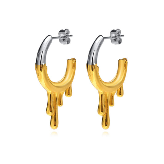 Dreamy drip earrings
