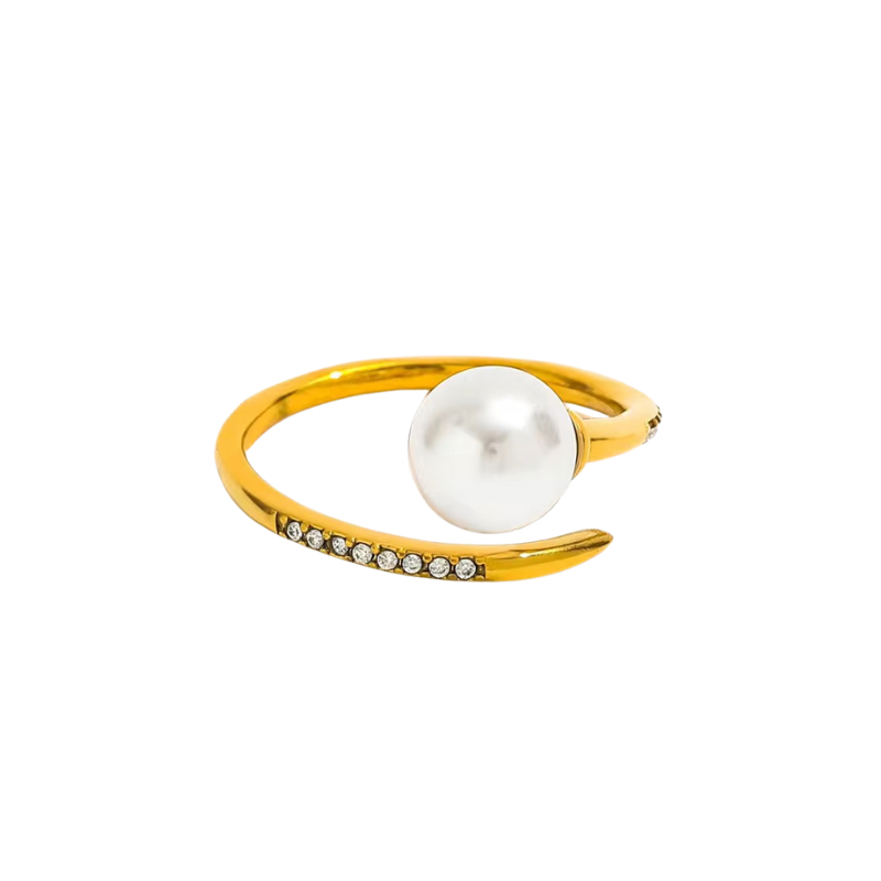 Pearly pop ring