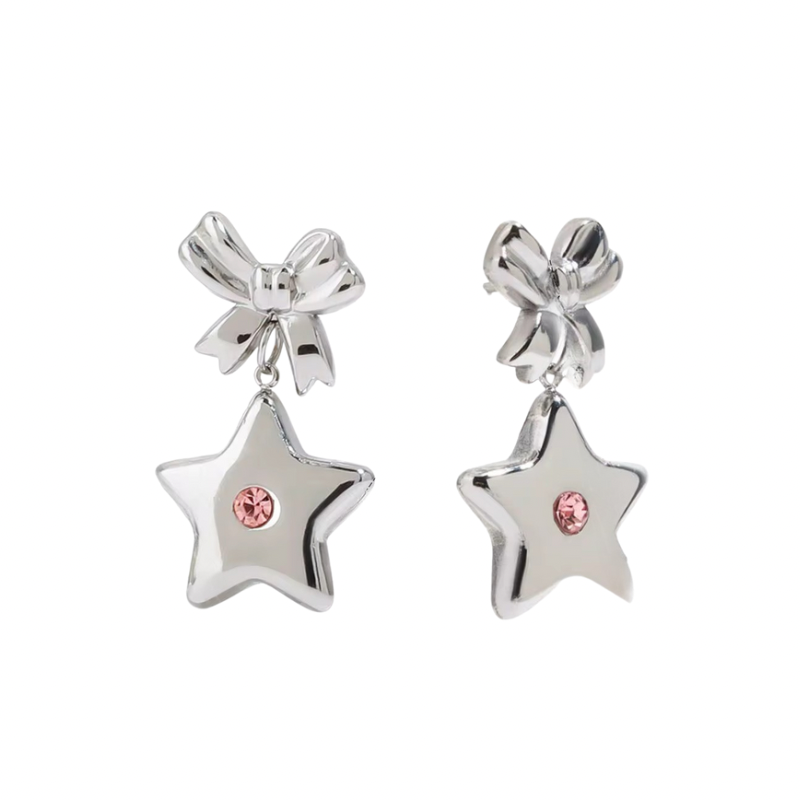 Satin earrings