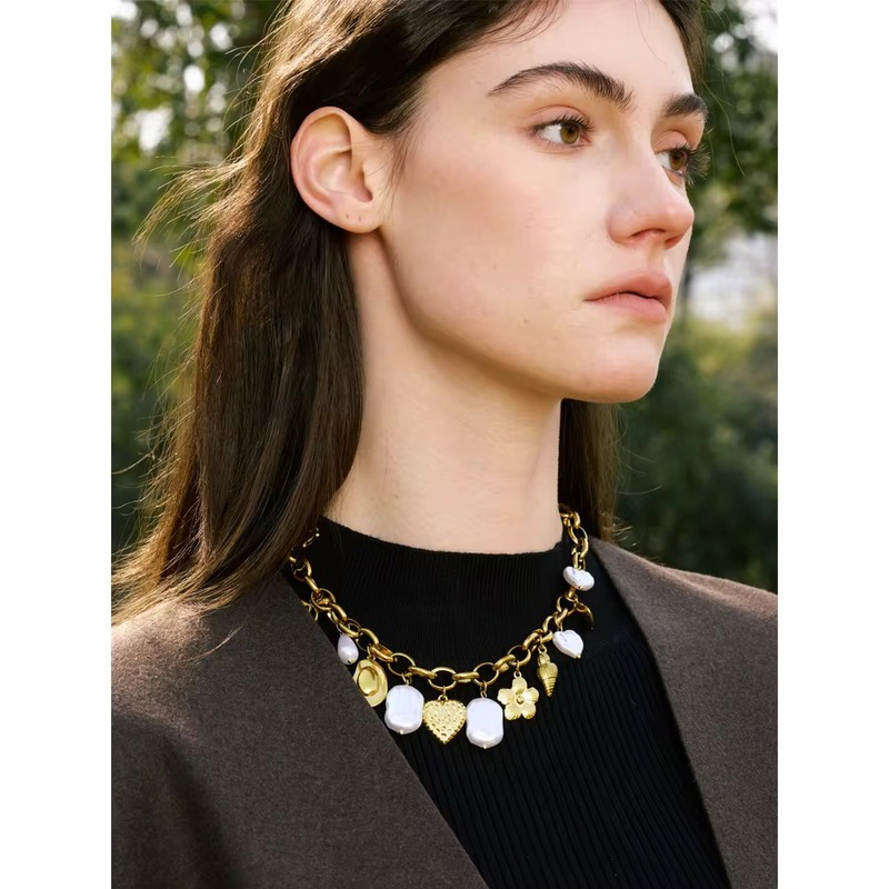 Chunky Charm Necklace