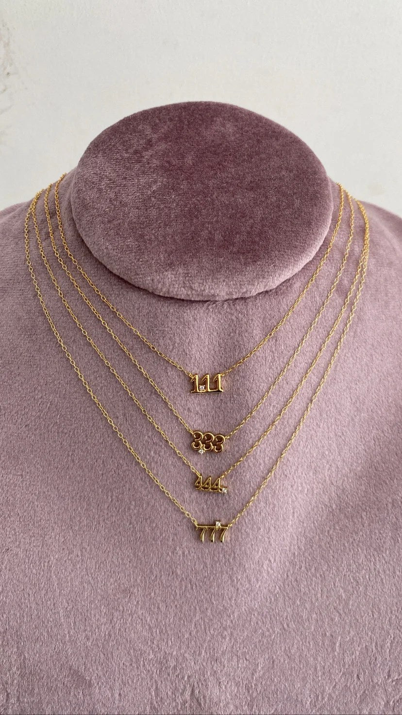 Angel number necklace 2.0
