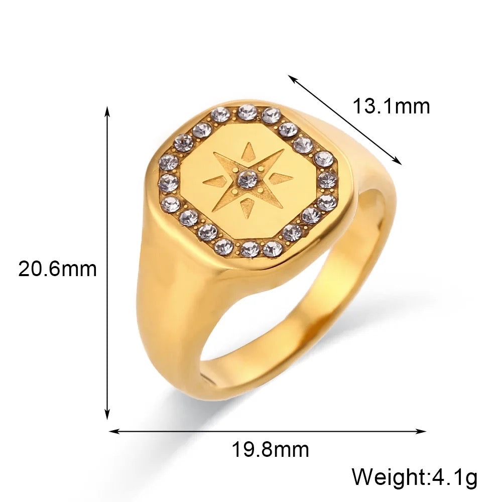 Beige ring