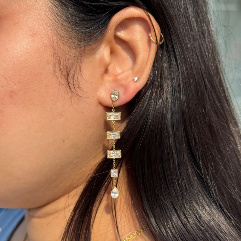 Heart of stone earrings