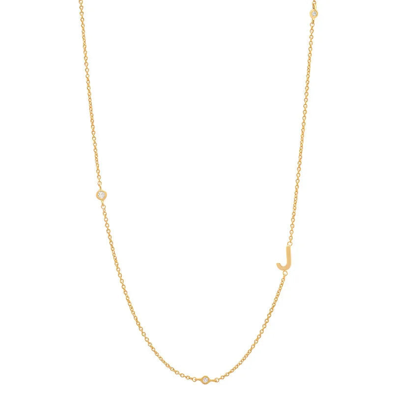 Dainty Initial necklace