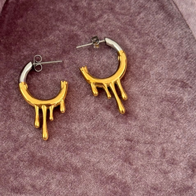 Dreamy drip earrings