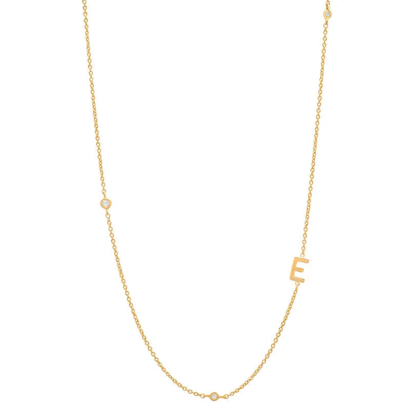 Dainty Initial necklace