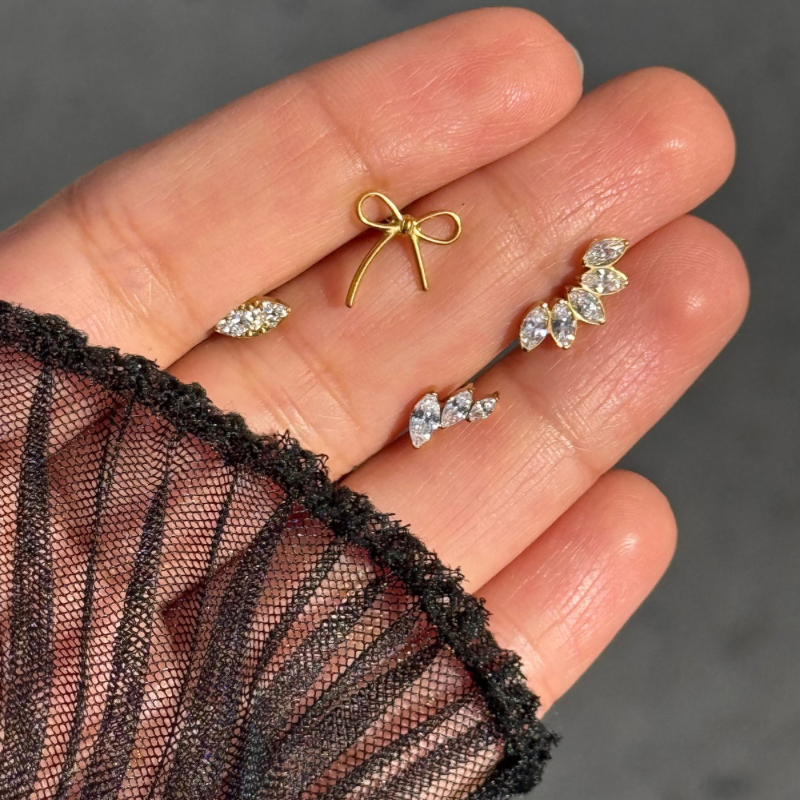 Spring helix studs