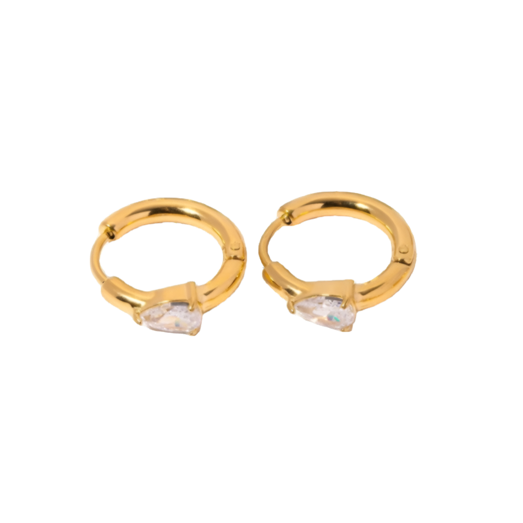 Pear Bali earrings