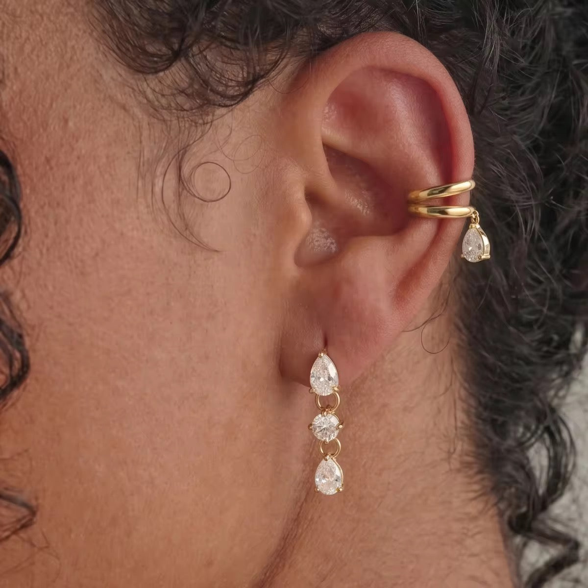 Divine ear cuff(sold as a single piece)