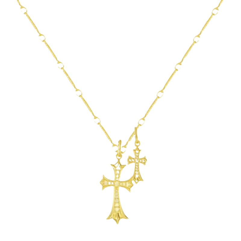 Greek cross necklace