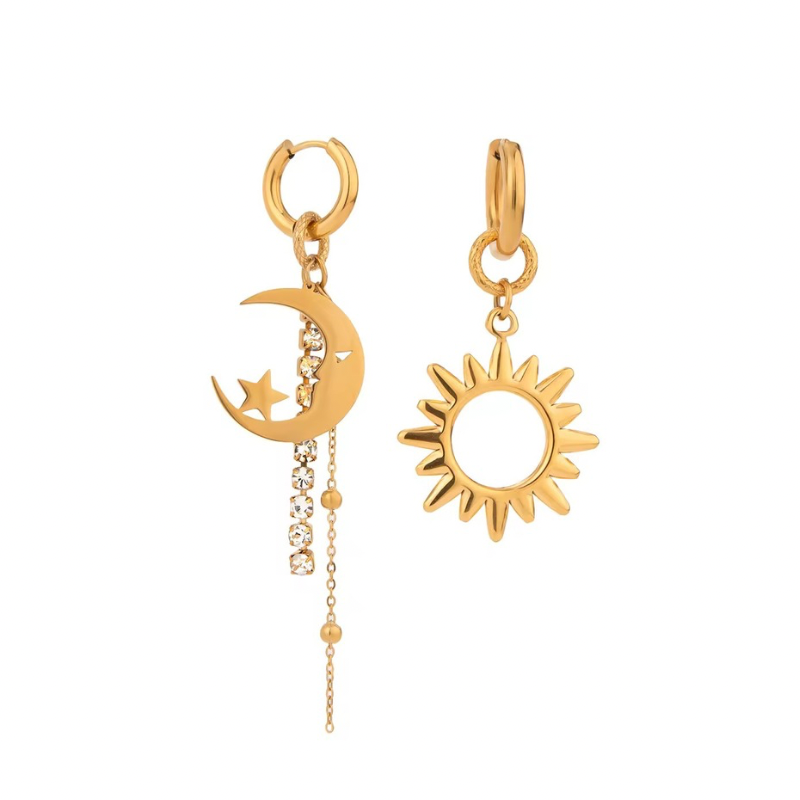 Cosmic rays earrings