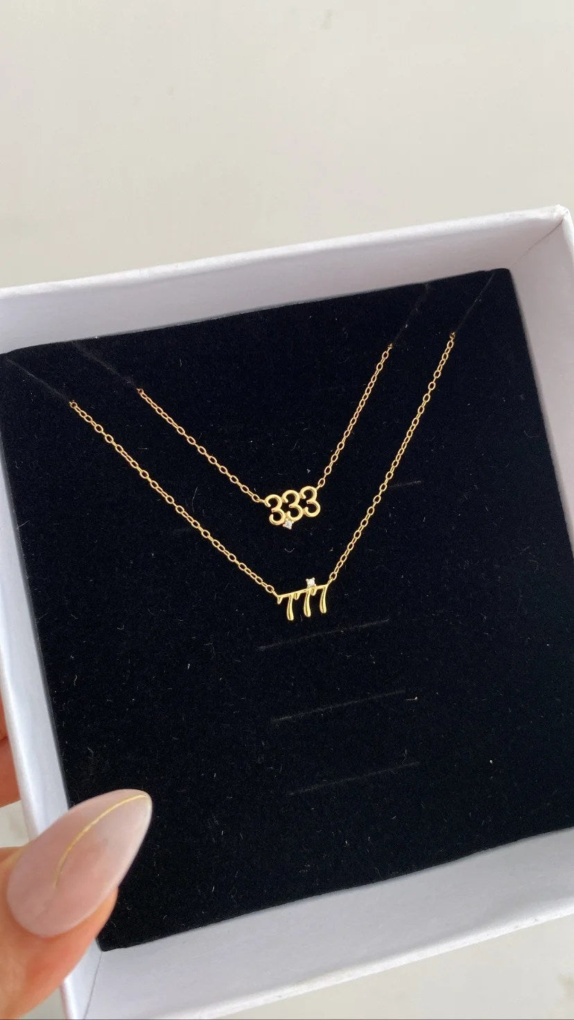 Angel number necklace 2.0