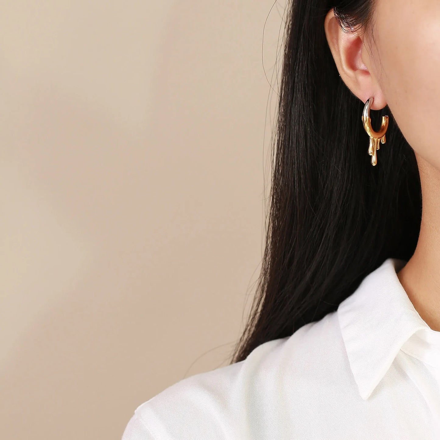 Dreamy drip earrings