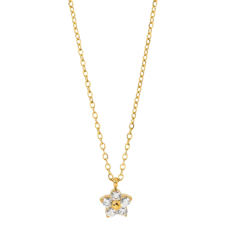 Evening primrose necklace