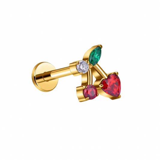 Cherry helix studs