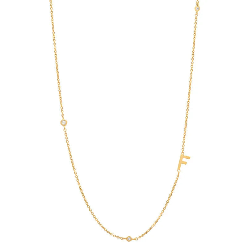 Dainty Initial necklace