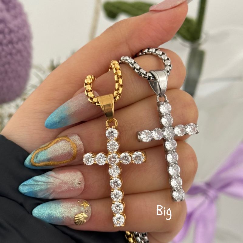 Religious cross necklace(unisex)