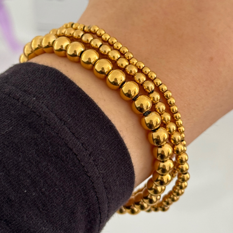 Bead stackable bracelet
