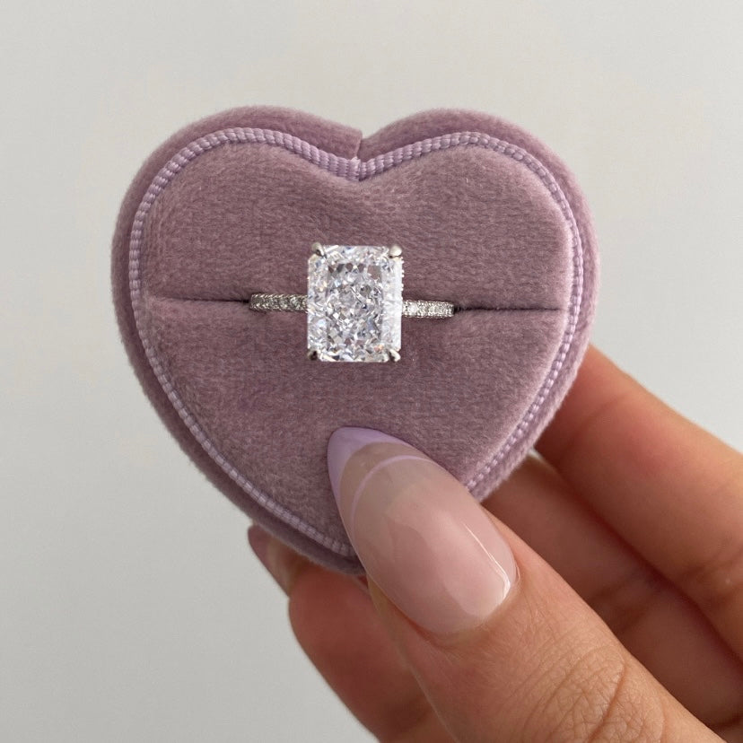 Clear ivory ring