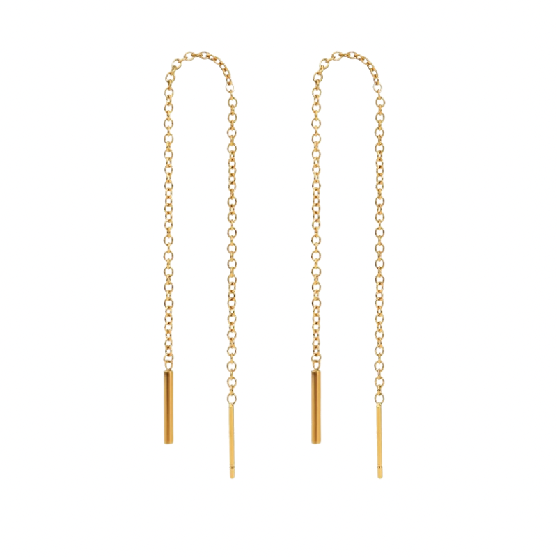 Lenora threader earrings