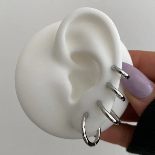 Healer hoops (silver)