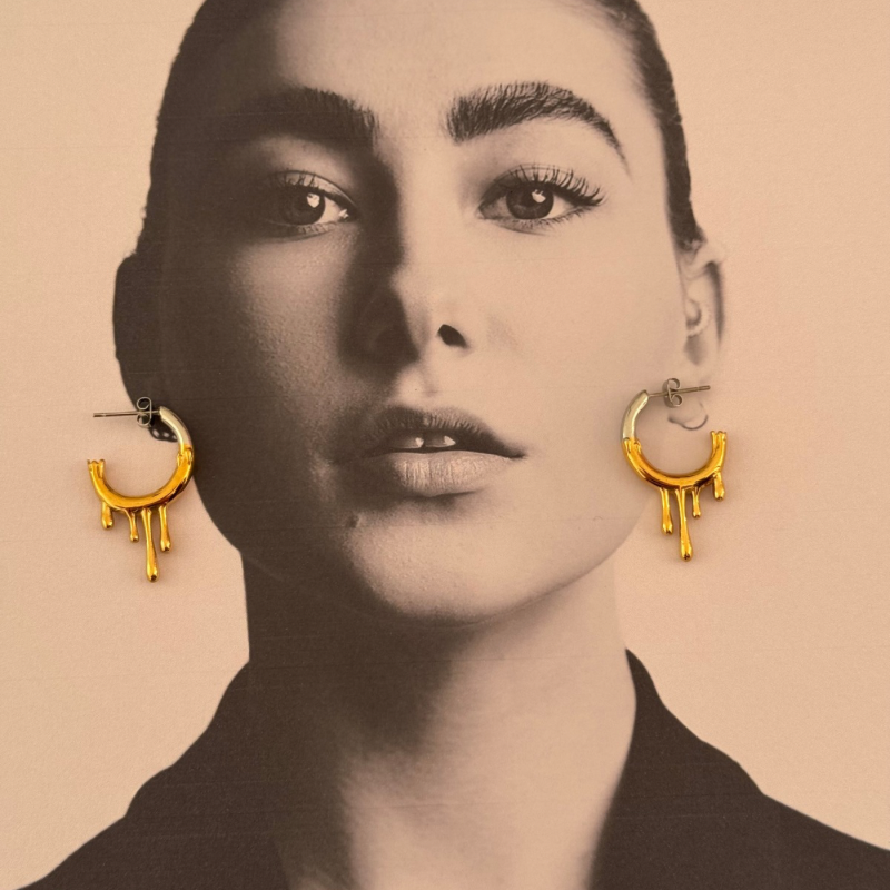 Dreamy drip earrings