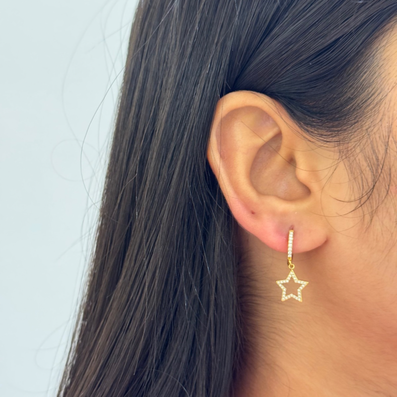 Glooming star earrings
