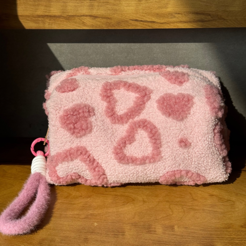 Fluffy fur pouch