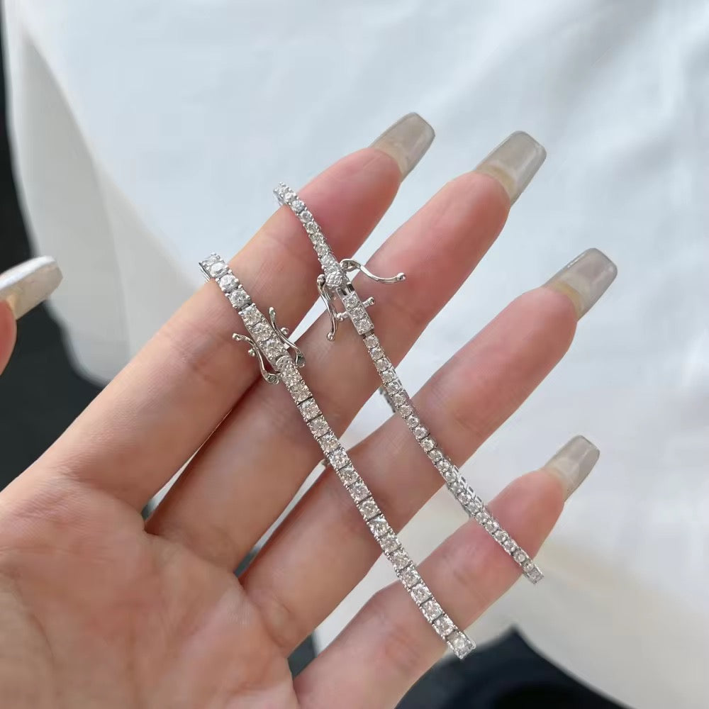 Tennis bracelet (92.5 silver)