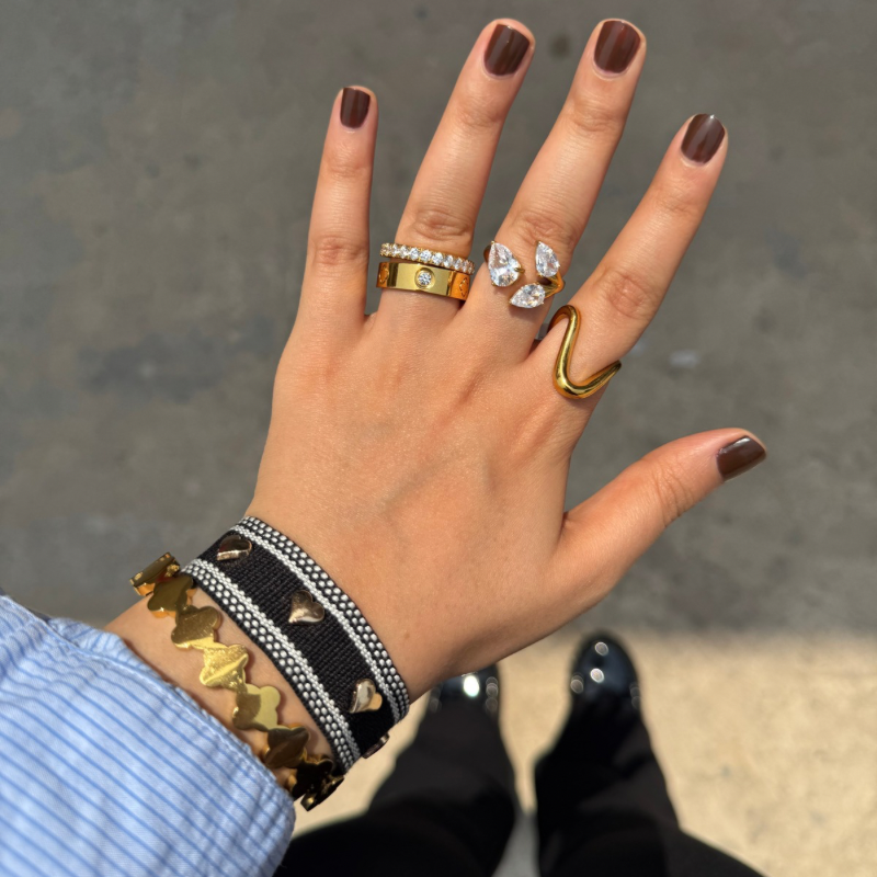 Frappe woven bracelet