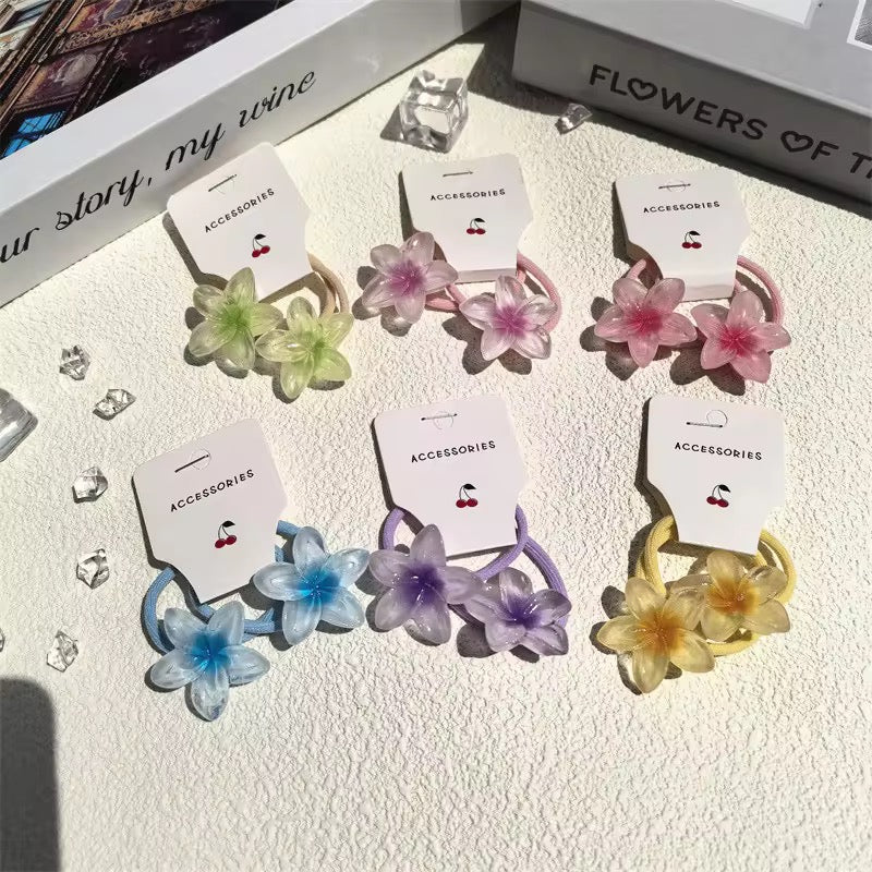 Daisy baby hair-tie(set of two)