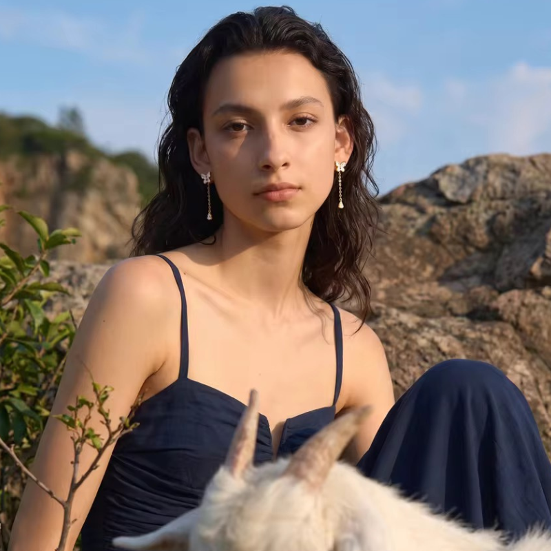 Titli hanging earrings