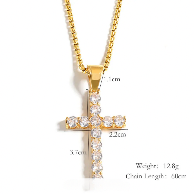 Religious cross necklace(unisex)