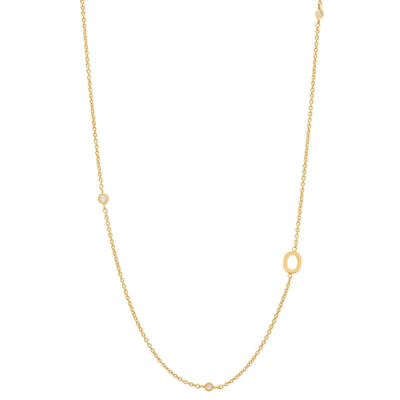 Dainty Initial necklace