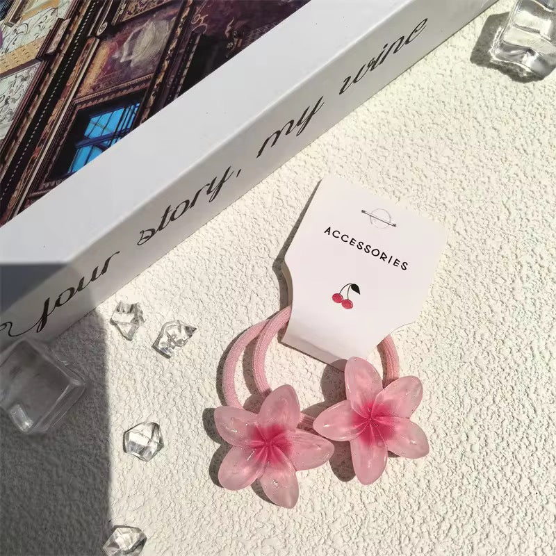 Daisy baby hair-tie(set of two)