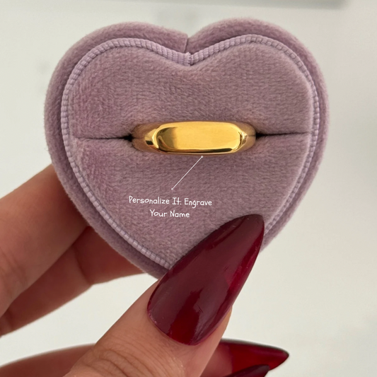 Name Engravable ring